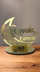Ramadan Kareem Yazılı Masa Üstü Ramazan Dekor ALTIN