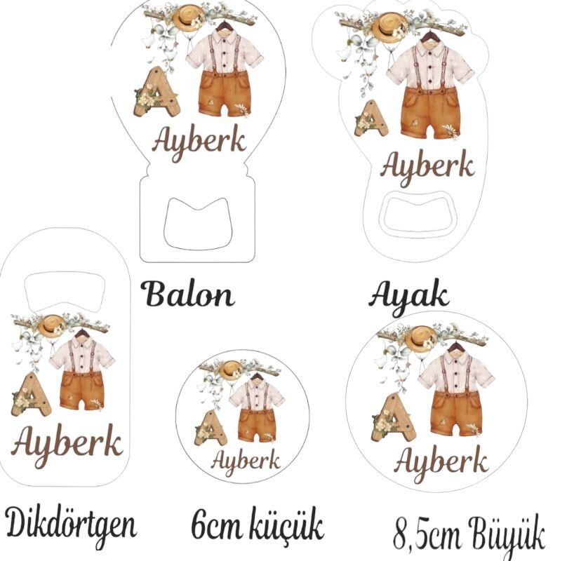Erkek Tulum Dekorlu Açacak BALON ACACAK