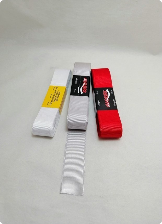 3 cm grogren kurdela 10 mt KREM