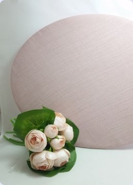 Süsleme İçin Etamin Kumaşlı Zemin (Oval) Kapı Süsü
