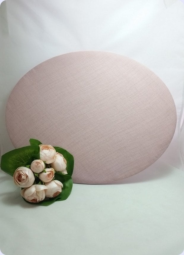 Süsleme İçin Etamin Kumaşlı Zemin (Oval) Kapı Süsü