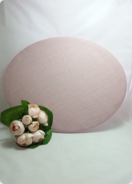 Süsleme İçin Etamin Kumaşlı Zemin (Oval) Kapı Süsü