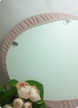 Süsleme İçin Etamin Kumaşlı Zemin (Oval) Kapı Süsü