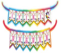 FLAMA UNICORN İYİKİ DOĞDUN BAYRAK PK:1