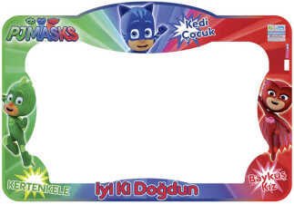 ÇERÇEVE ÇİFT TARAFLI PJ MASKS SET:1 KL:25