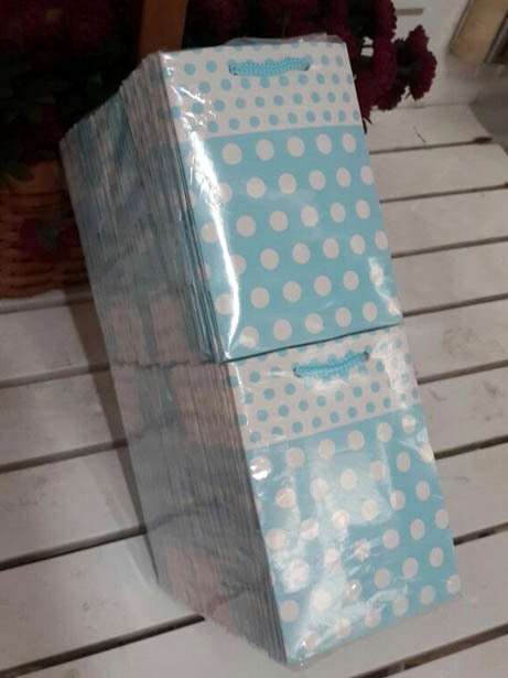 50 Li 8 x 11 Cm (Altın,Gümüş,Mavi,Kırmızı)Körüklü Karton Çanta / Poşet