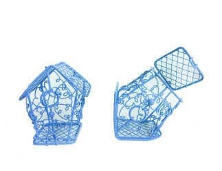 KUŞ YUVASI EV MODELİ MAVİ P10-500