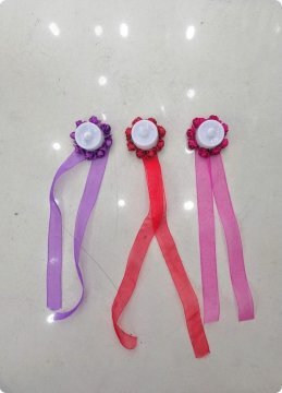 10 adet Işıklı çiçekli el mumu KIRMIZI