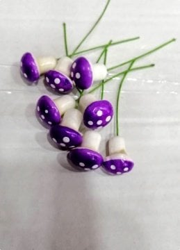 100 lü Saplı Mantar Süs