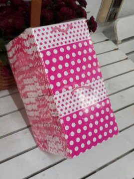50 Li 11x11 Cm (Beyaz,Altın,Fuşya,Pembe,Mavi)Körüklü Karton Çanta