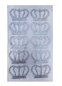 TAÇ BÜYÜK ÜTÜ İLE YAPIŞAN 11x7cm (HOT-FIX)P10-150