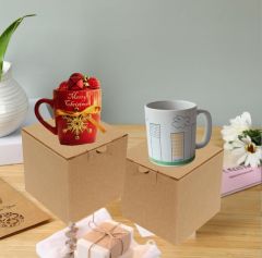 11x11x12 Cm Kilitli E-Ticaret Hediye Kutusu, Kraft Karton Kargo Paketleme Kutusu