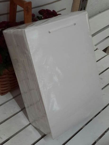 25 Li 17x26 Cm Düz Körüklü Karton Çanta / Poşet