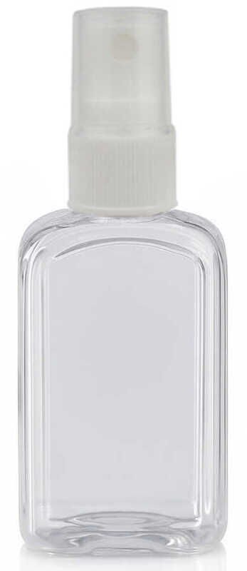 50 CC PLASTİK MİKA SPREYLİ DİKDÖRTGEN ŞİŞE