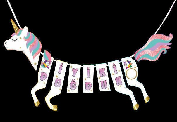 FLAMA UNICORN ATŞEKLİNDE İYİKİ DOĞDUN PK:1