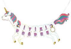 FLAMA UNICORN ATŞEKLİNDE İYİKİ DOĞDUN PK:1