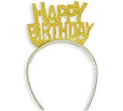 TAÇ EVA SİMLİ TAŞLI HAPPY BIRTHDAY ALTIN PK:1