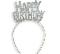 TAÇ EVA SİMLİ TAŞLI HAPPY BIRTHDAY GÜMÜŞ PK:1