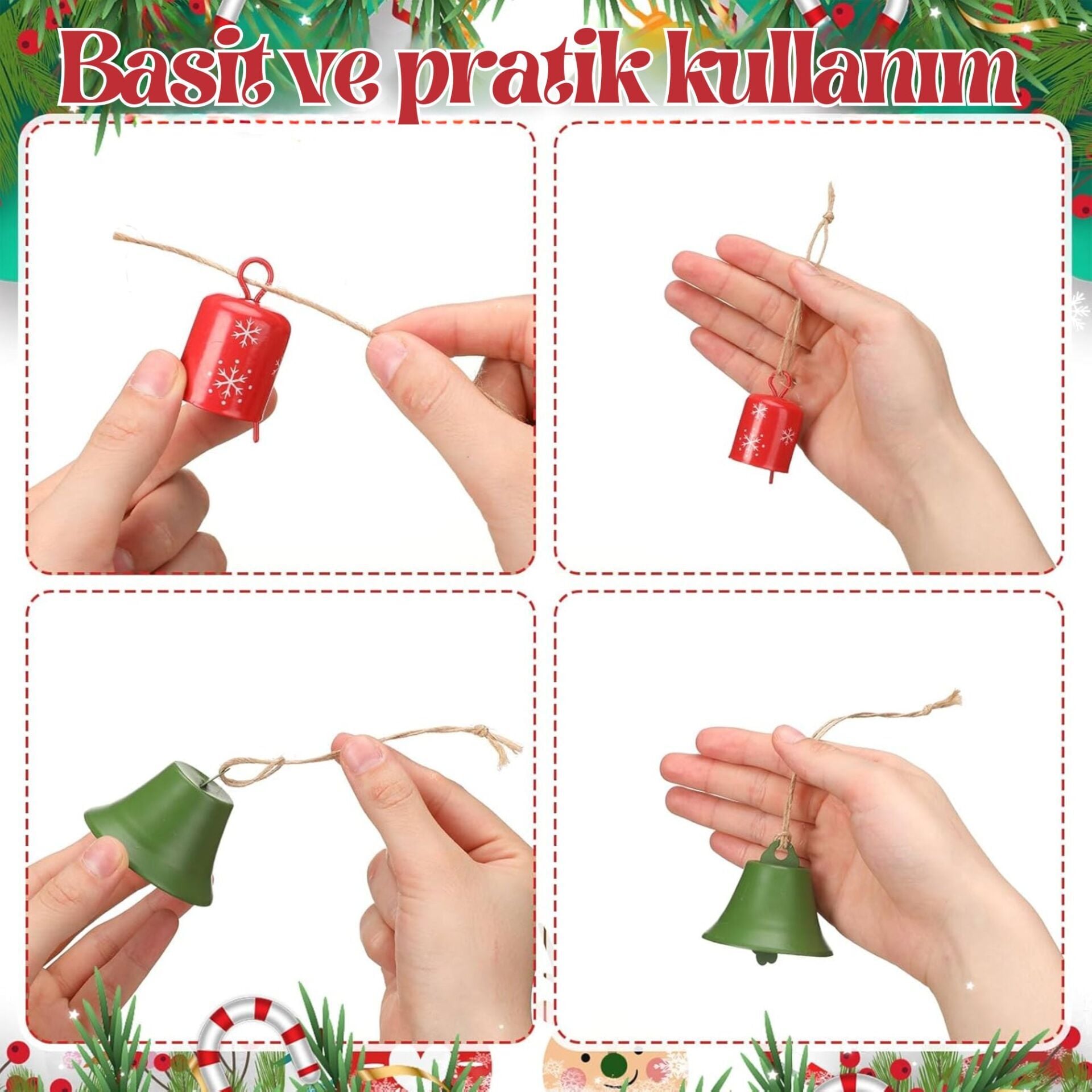 Doğal Kesilmiş Jüt İp Seti, 100lü-35 Cm, Kraft Hediye Paketleme & Süsleme İpi, Etiket ve Ambalaj İpi