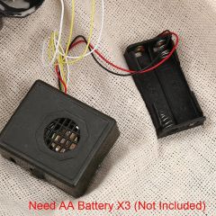 Ürpertici Scary Halloween Sesli Hareketli Sensörlü Beyaz Kuru Kafa Dekor 90 cm