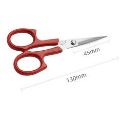 Krapon, Eva Çiçek Yapım ve Hobi Makası, Eğri Uçlu Nakış Makası, 13 Cm