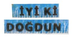 İYİKİ DOĞDUN BANNER PÜSKÜLLÜ METALİZE MAVİ PK:1