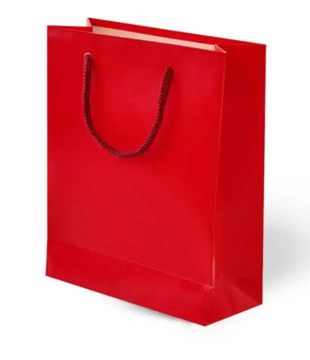 10 Lu 25x30 cm Kırmızı Karton Çanta