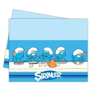 Şirinler Temalı Masa Örtüsü