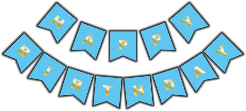 FLAMA HAPPY BİRTHDAY SET MAVİ PK:1 KL:300