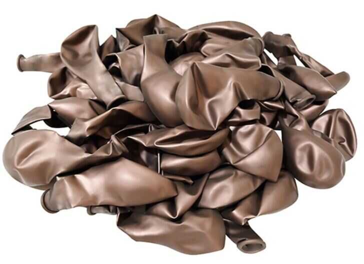 BALON KROM PARLAK 12 İNC (TRUFFLE) KAHVERENGİPK:50