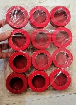 12 li Pencereli Metal / Teneke Kutu