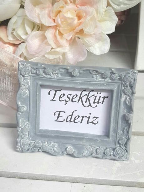 10 Adet Eskitme Füme  ( gri ) & Kahve İthal Vesikalık 7.5 * 9,5 Cm Çerçeve