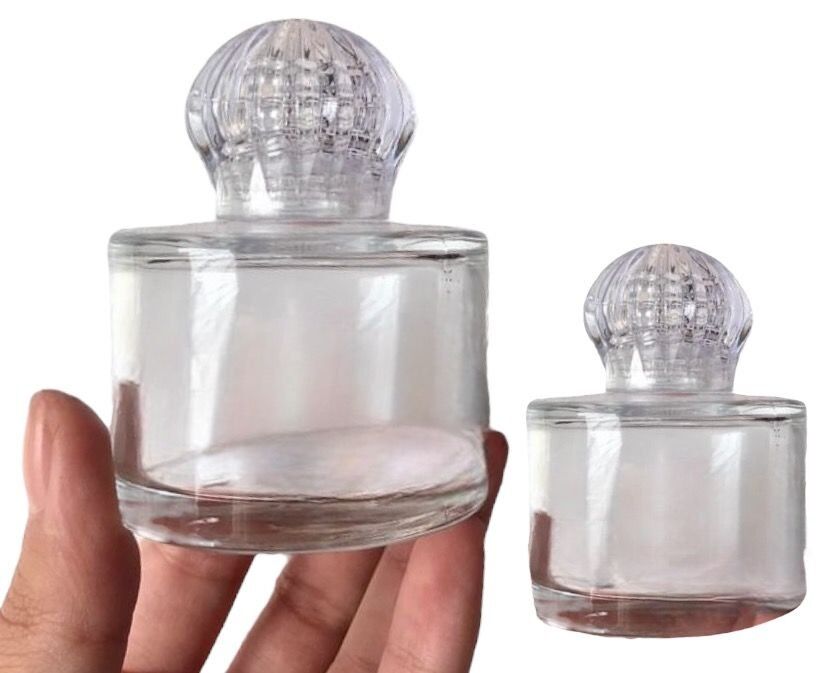 162 Adet Koli İle Kristal Kapaklı Silindir 50 cc Cam Şişe 162  Lİ  KOLİ