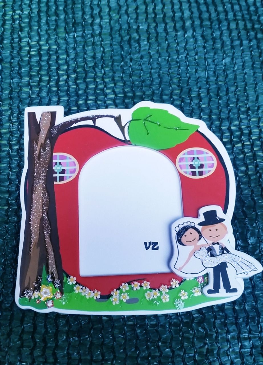 nikah hatırası evlendik magnet çerçeve Ağaç altı 25 li