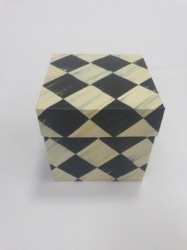 10x10x10 cm Damalı Komple Karton Kutu