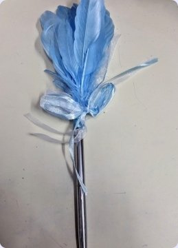 Tüylü İmza kalemi Metal (Anı defteri kalemi)