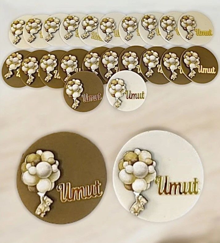 Pleksi Üzeri Kabartma Ayıcık Figürlü Magnet Hediyelik