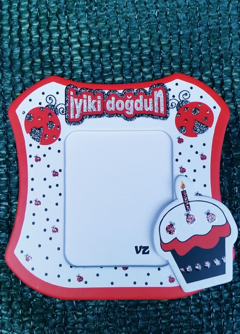 iyi ki doğdun magnet çerçeve İyi ki doğdun kırmızı çerçeve 25 li