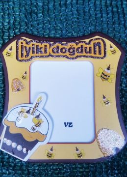 iyi ki doğdun magnet çerçeve İyi ki doğdun altın çerçeve 25 li