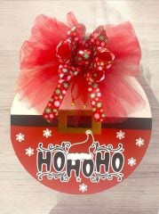 Ho Ho Ho Yılbaşı Noel Baba Kapı Süsü