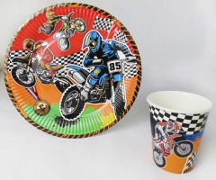 TABAK KARTON MOTOCROSS 23 CM PK:8 KL:300