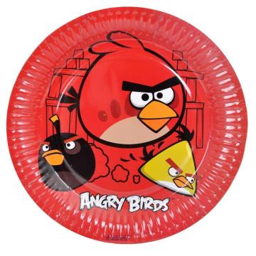 8 Li Angry Birds Karton Tabak