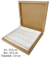 ÇİKOLATA KUTUSU 500 GR  KRAFT NATUREL PK:1 KL:10