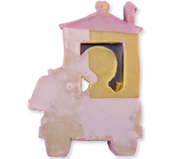 BEBEK 1 YAŞ FAYTONDA PEMBE P20-1200