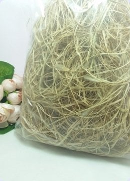 Doğal Rafya Asetat Kutu Taban Süsü