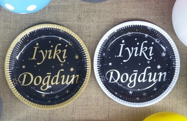 İyi ki doğdun kağıt tabak (8ad)