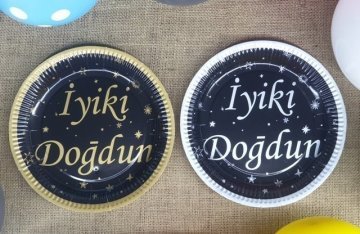 İyi ki doğdun kağıt tabak (8ad)