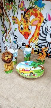 Safari Konseptli Pankart & Branda & Afiş 60*90