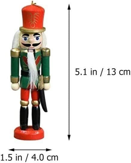 KURŞUN ASKER (fındık kıran) AHŞAP DEKORATİF EŞYA (6lı SET 13CM)