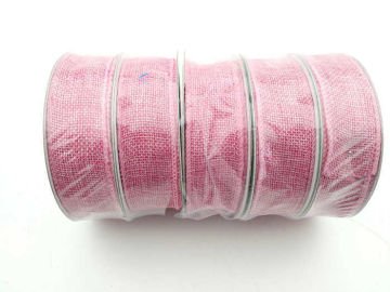 3 CM KURDELA JÜT KANAVİÇE PEMBE  10 MT